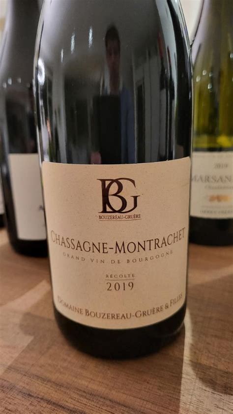 2019 Hubert Bouzereau Gruère et Filles Chassagne Montrachet Rouge