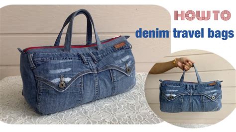 How To Sew A Small Denim Travel Bag Tutorial Sewing Ideas A Small