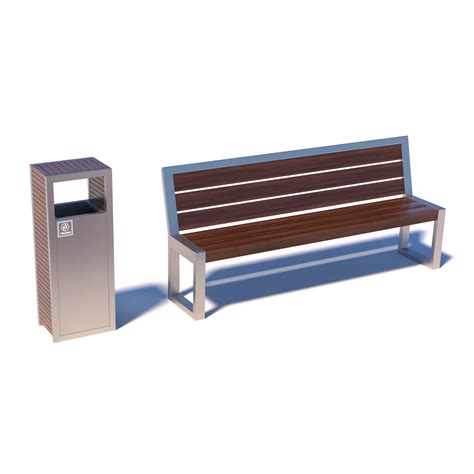 Street Modern Benches 3d Model 25 Fbx Obj Max Free3d