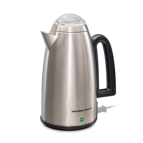 Stainless Steel 12 Cup Coffee Percolator - 40614RN | HamiltonBeach.com