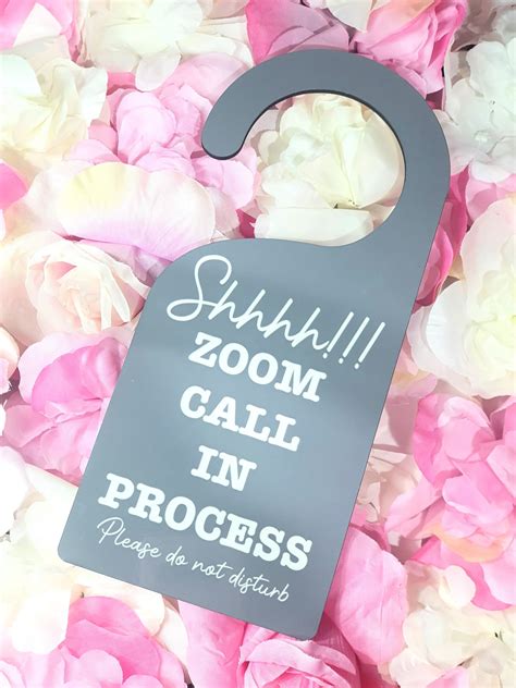 Zoom Meeting Door Hanger - RGMDESIGNS4U