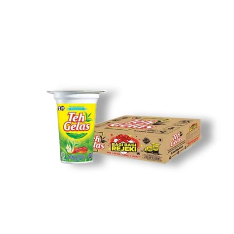 Jual Teh Gelas Teh Gelas Original Cup Teh Dalam Kemasan Teh Gelas