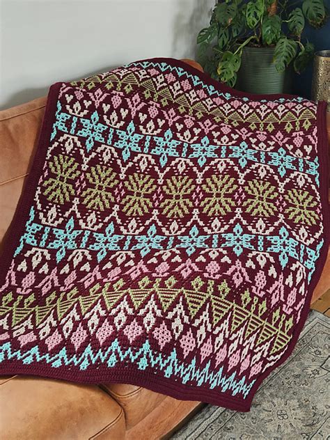 Ravelry Botanica Mosaic Afghan Pattern By Abi Mcintyre