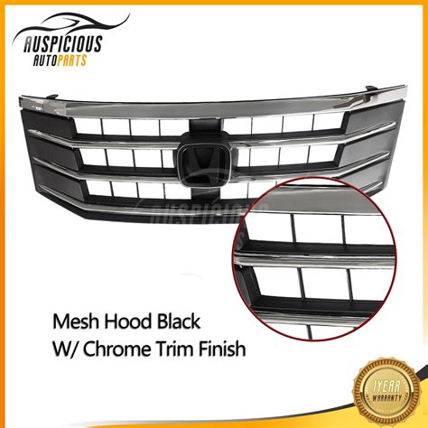 Chrome Front Bumper Upper Mesh Grill Grille For Honda Crosstour 2010 12 35l Ebay