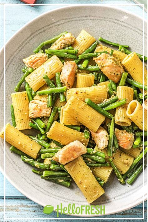 Rigatoni Au Filet De Poulet Et Aux Haricots Verts Recette HelloFresh