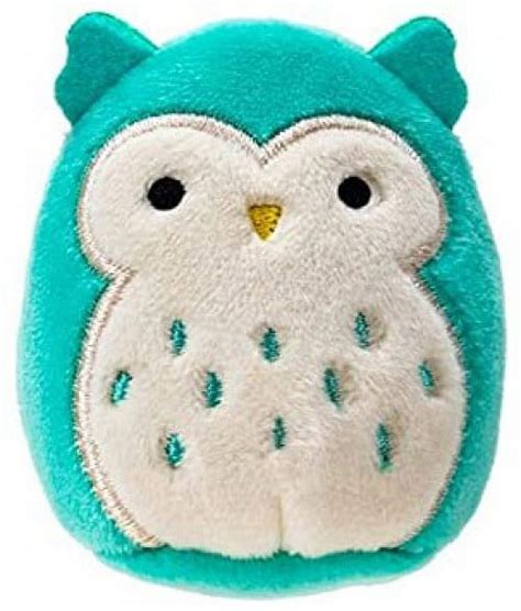 Cute Winston The Owl Squishmallows Squishville Mini Plush Toy With