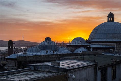 ISTANBUL TURKEY Beautiful Istanbul Bosphorus Sunrise Landscape From