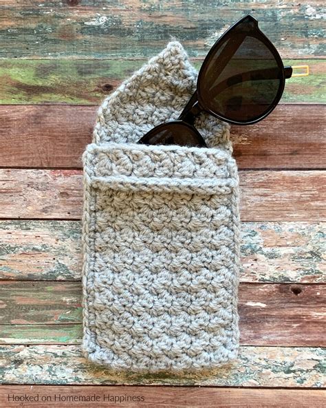 Sunglasses Case Crochet Pattern Hooked On Homemade Happiness