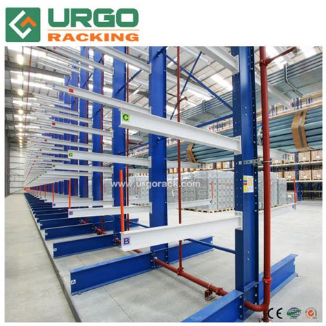 China Industrial Warehouse Steel Pipe Racking System Cantilever Rack