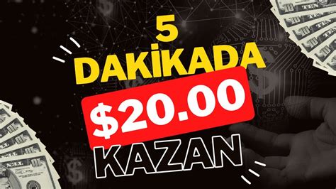 HERKESİN YAPABİLECEĞİ 5 DAKİKADA 20 KAZANDIRAN İŞ İnternetten Para