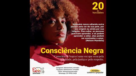 20 De Novembro Dia Da Consciência Negra 🏾 Youtube