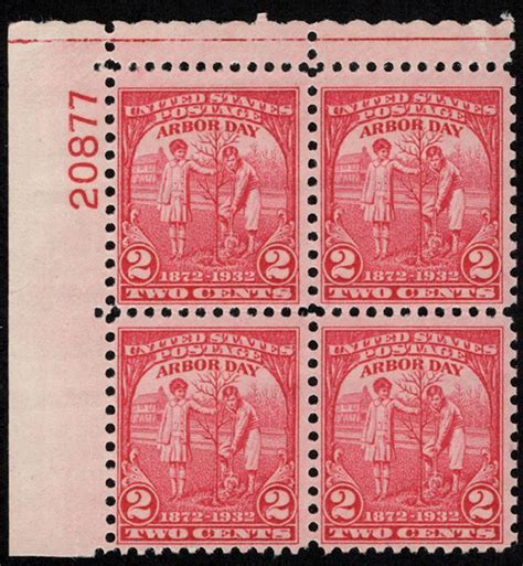 Us Plate Block Vf Mint Never Hinged Post Office Fresh Super