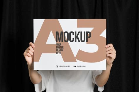 Free Psd A3 Poster Mockup