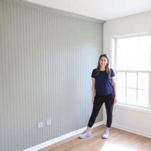 Easy DIY Beadboard Wall Angela Marie Made