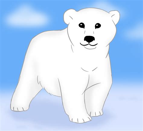 How To Draw A Polar Bear