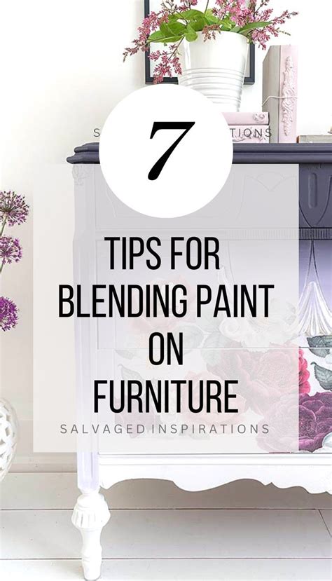 Tips For Blending Paint On Furniture Furniture Painting Techniques