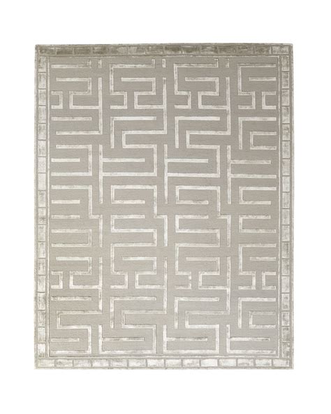 Exquisite Rugs Silver Blocks Rug 9 X 12 Horchow