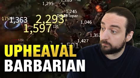 Diablo Upheaval Barbarian Build Guide Youtube