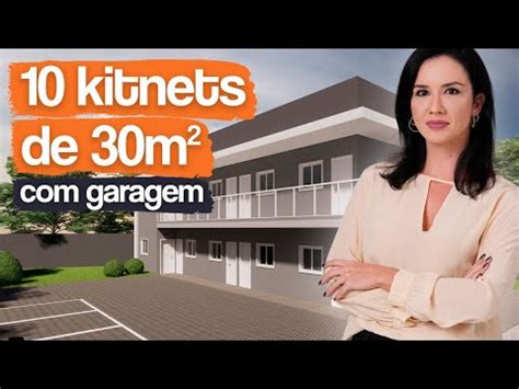 Projeto De Kitnets De M Garagem Apartamentos Compactos