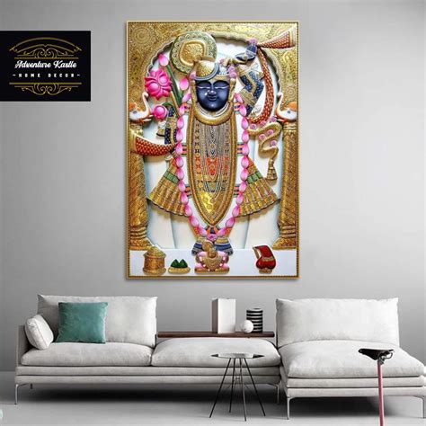 Tirupati Balaji Lord Venkateshwara Crystal Porcelain D Wall Art