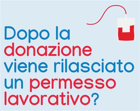 Donazione Del Sangue E Permesso Di Lavoro Blog Avismi