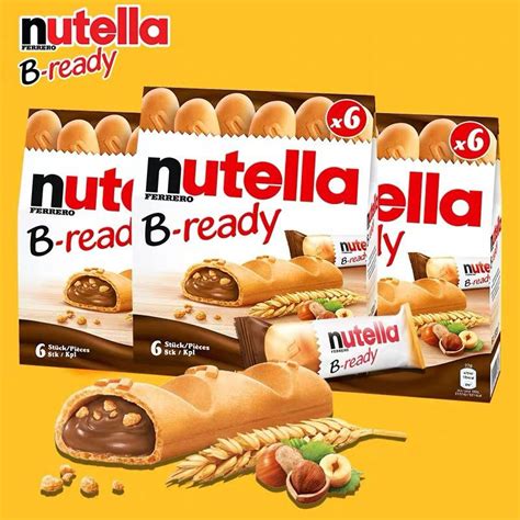 Bt Nutella B Ready Single Bar Ferrero Italian Bready G Shopee