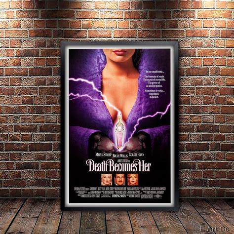 Death Becomes Her Movie Poster Framed and Ready to Hang. - Etsy