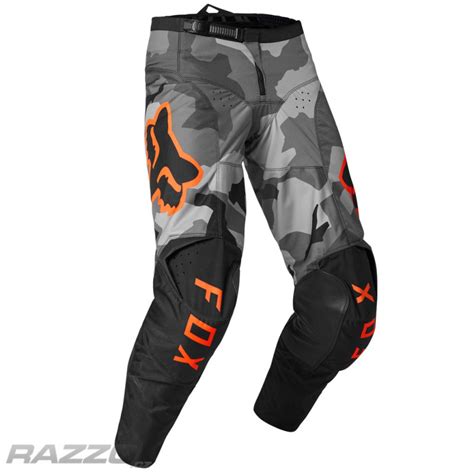 MX Kalhoty FOX 180 BNKR Pant Grey Camo 2023 Kalhoty Motokros Enduro