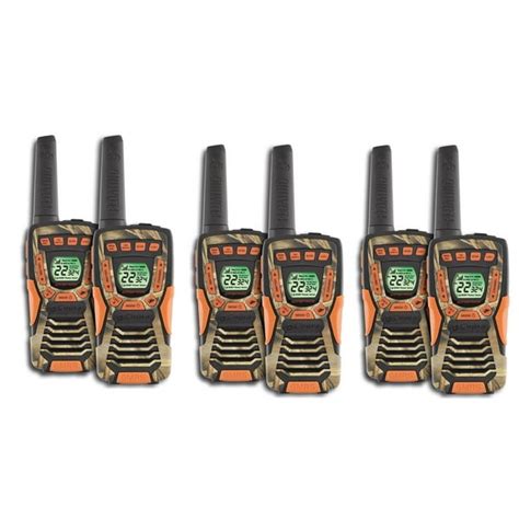 Cobra Cxt1045r Flt Camo Waterproof Floating 2way Radio Walkie Talkies