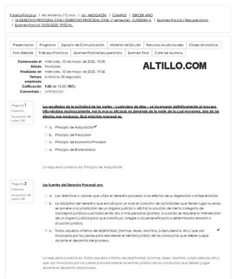 Parcial A Derecho Procesal Civil Ucasal