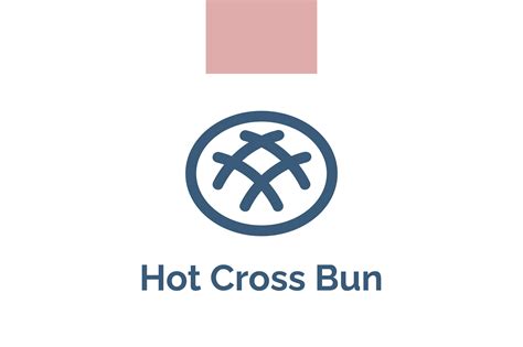 Hot Cross Bun Food Monoline Icon Graphic By ImamAmin Creative Fabrica