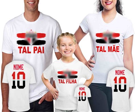 Kit Camiseta Pai M E Filha S O Paul Sp Personalizado Elo