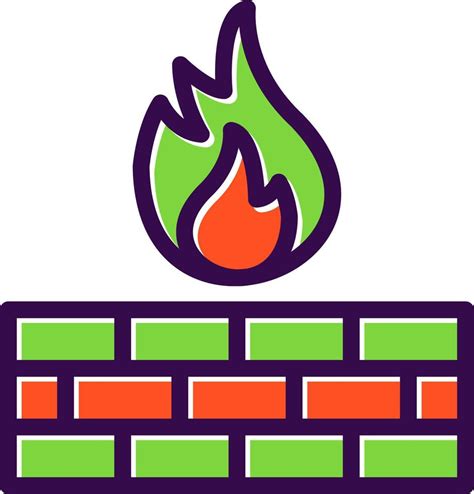 Firewall Vector Icon Design 16284710 Vector Art At Vecteezy