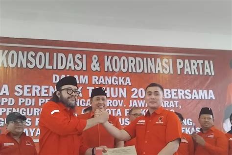 PDIP Resmi Usung Tri Adhianto Di Kota Bekasi MM Diminta Ikut Menangkan