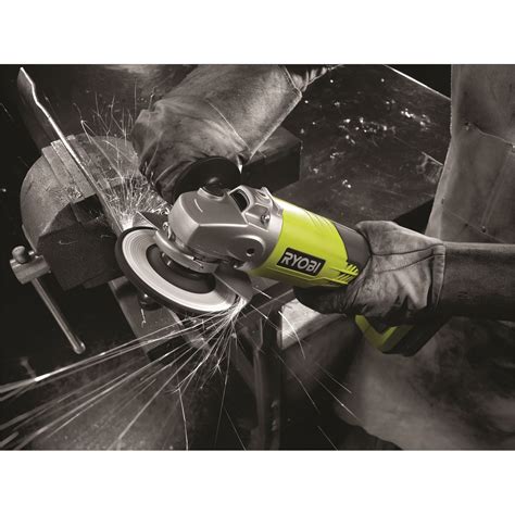 Ryobi Angle Grinder 18v 115mm Disc Skin Only Cordless R18ag 4115 0