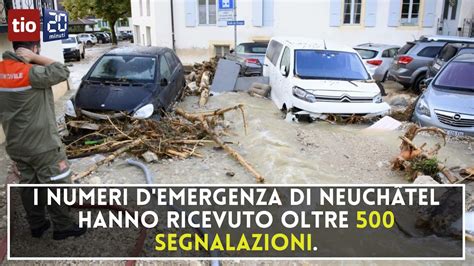 Temporali violenti Cressier è finita sott acqua YouTube