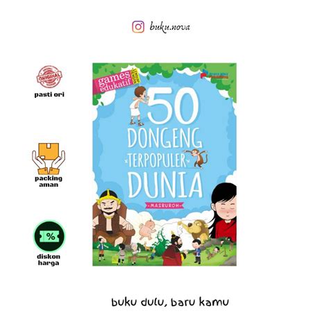 Jual Buku 50 Dongeng Terpopuler Dunia Fabel Legenda Dan Kisah Kisah