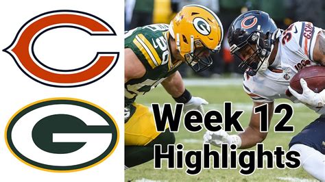 Sunday Night Football Bears vs Packers Highlights Full Game | NFL Week ...