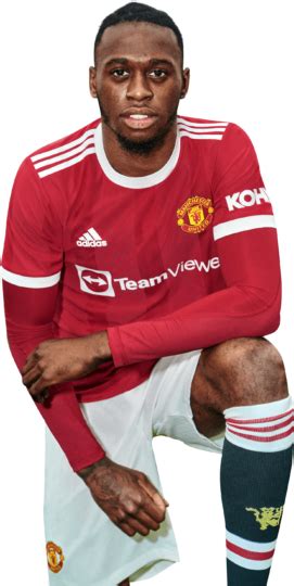 Aaron Wan-Bissaka Manchester United football render - FootyRenders