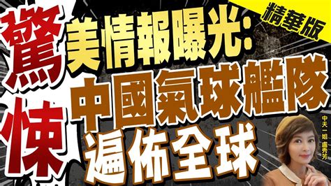 【盧秀芳辣晚報】美官員情報曝光 陸有 間諜氣球艦隊 早已遍佈五大洲 Ctinews 精華版 Youtube