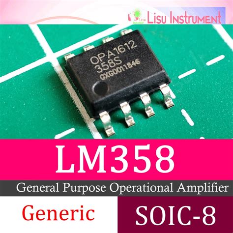 Jual LM358 LM358DR LM358DR2G 358 Operational Amplifier Single Supply