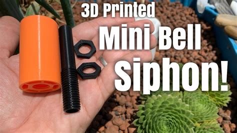 3d Printed Mini Bell Siphon Youtube