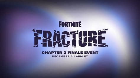 Confirmation de lévénement en direct Fortnite Chapter 3 Fracture