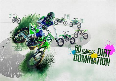 Il Marchio Kawasaki Kx Celebra Il Anniversario Anni Di Dominio