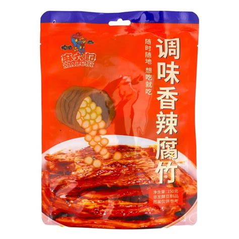 Get Ma Liu Ji Seasoned Spicy Dried Tofu Skin G G Delivered