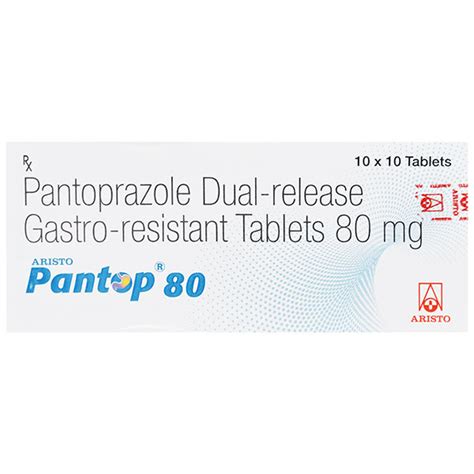 Buy PANTOP 80 Tablet 10 S Online Price Uses Side Effects Netmeds