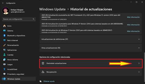 C Mo Desinstalar Actualizaciones De Windows Manualmente