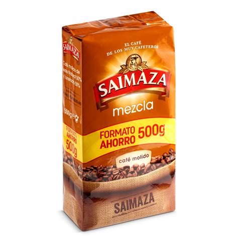 SAIMAZA café molido mezcla paquete 500 gr preciosdelsuper es