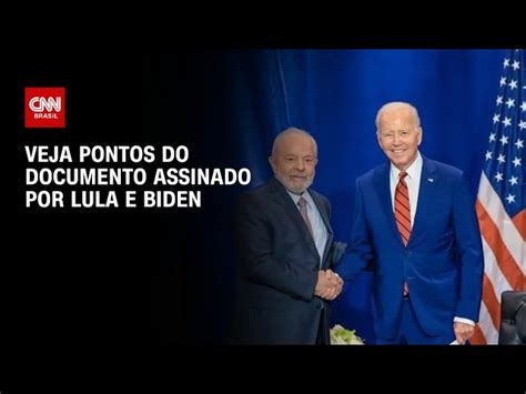 Lula e Biden divulgam declaração pelo direito dos trabalhadores veja 5