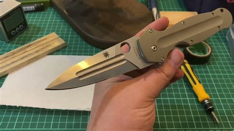 Spyderco EURO EDGE Replika Çakı Tanıtım İnceleme Bileme sonras